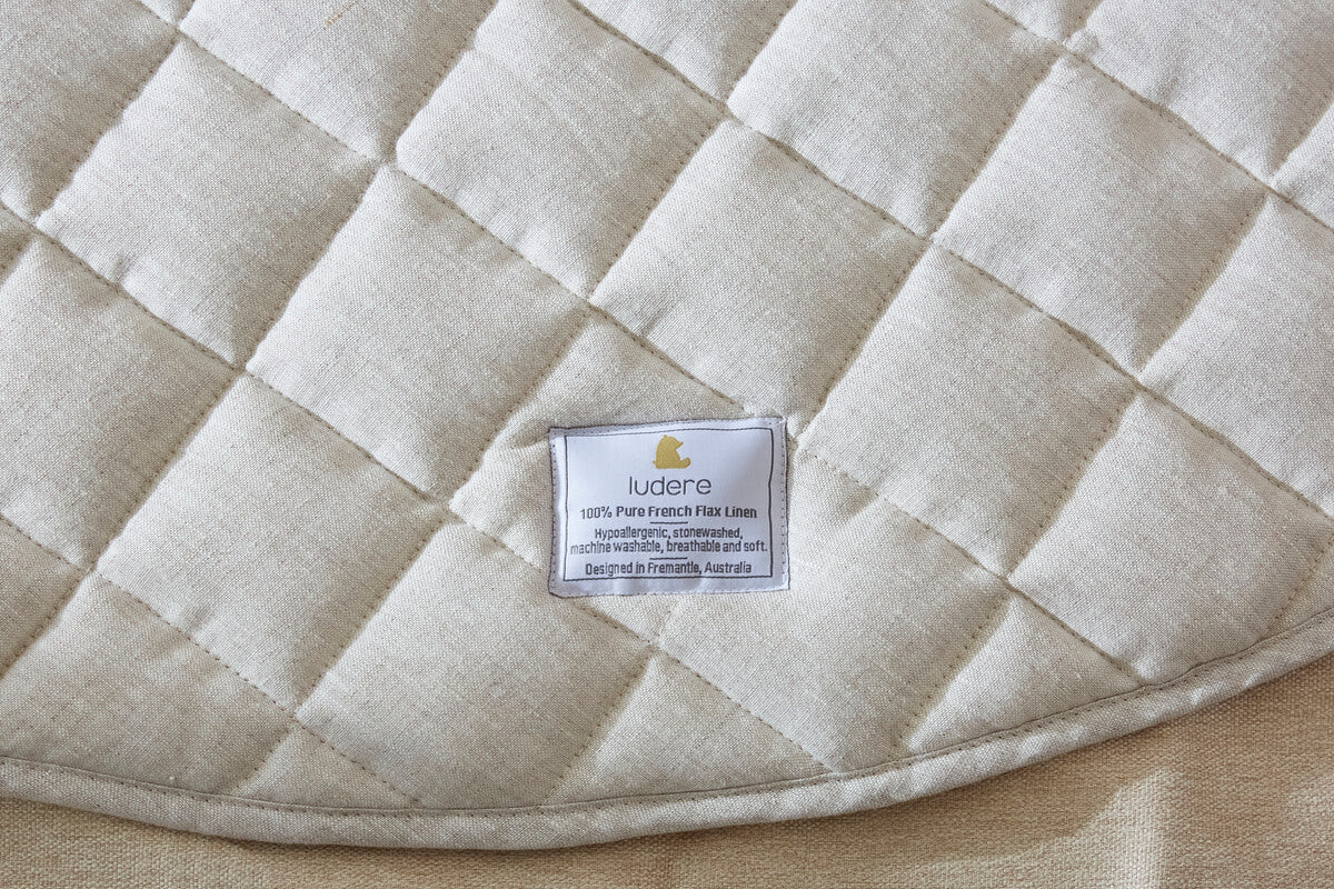 linen play mats